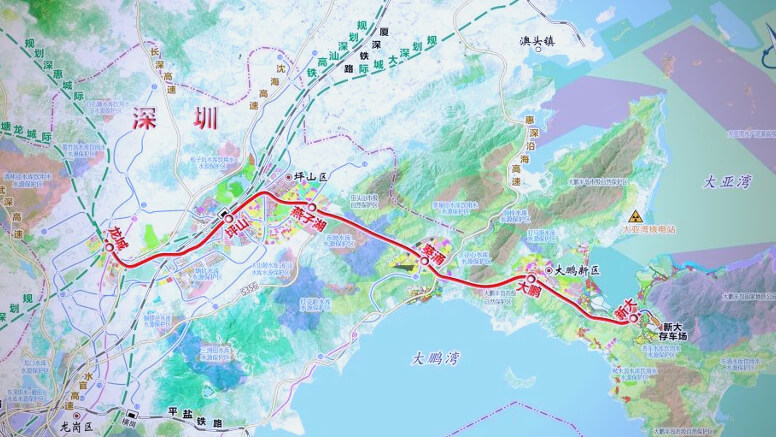 深惠城际大鹏支线
