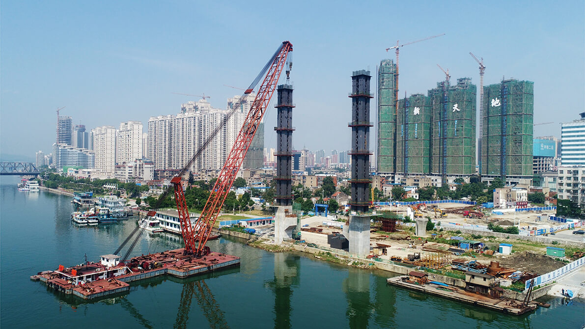 庞公大桥地连墙锚碇